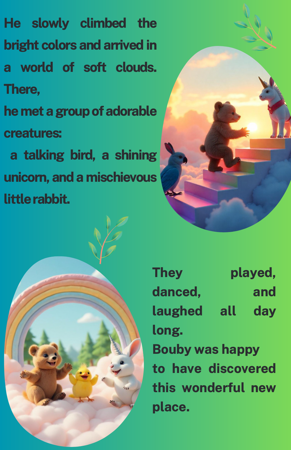 the little bear and the magic flower - kidsworld