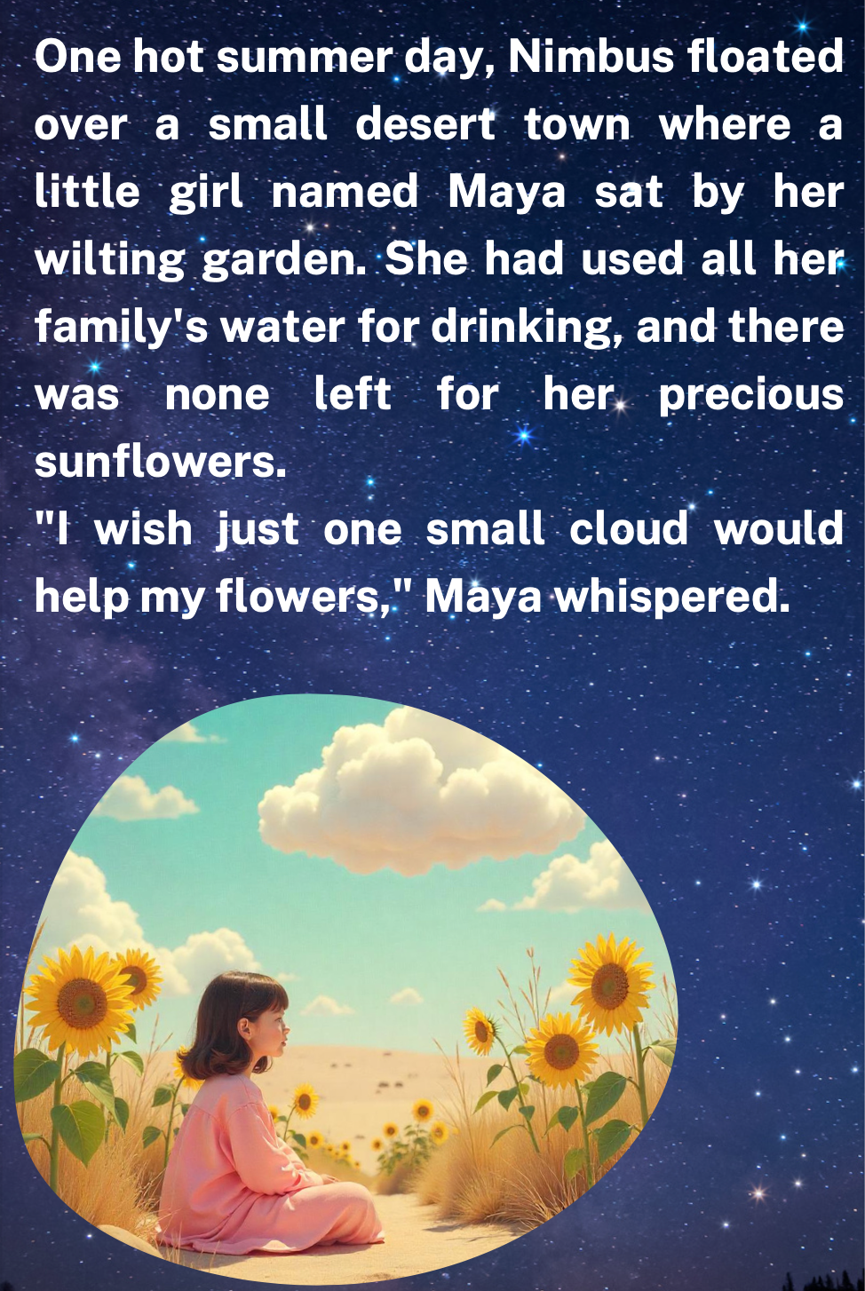 the little cloud who couldn't rain - kidsworld